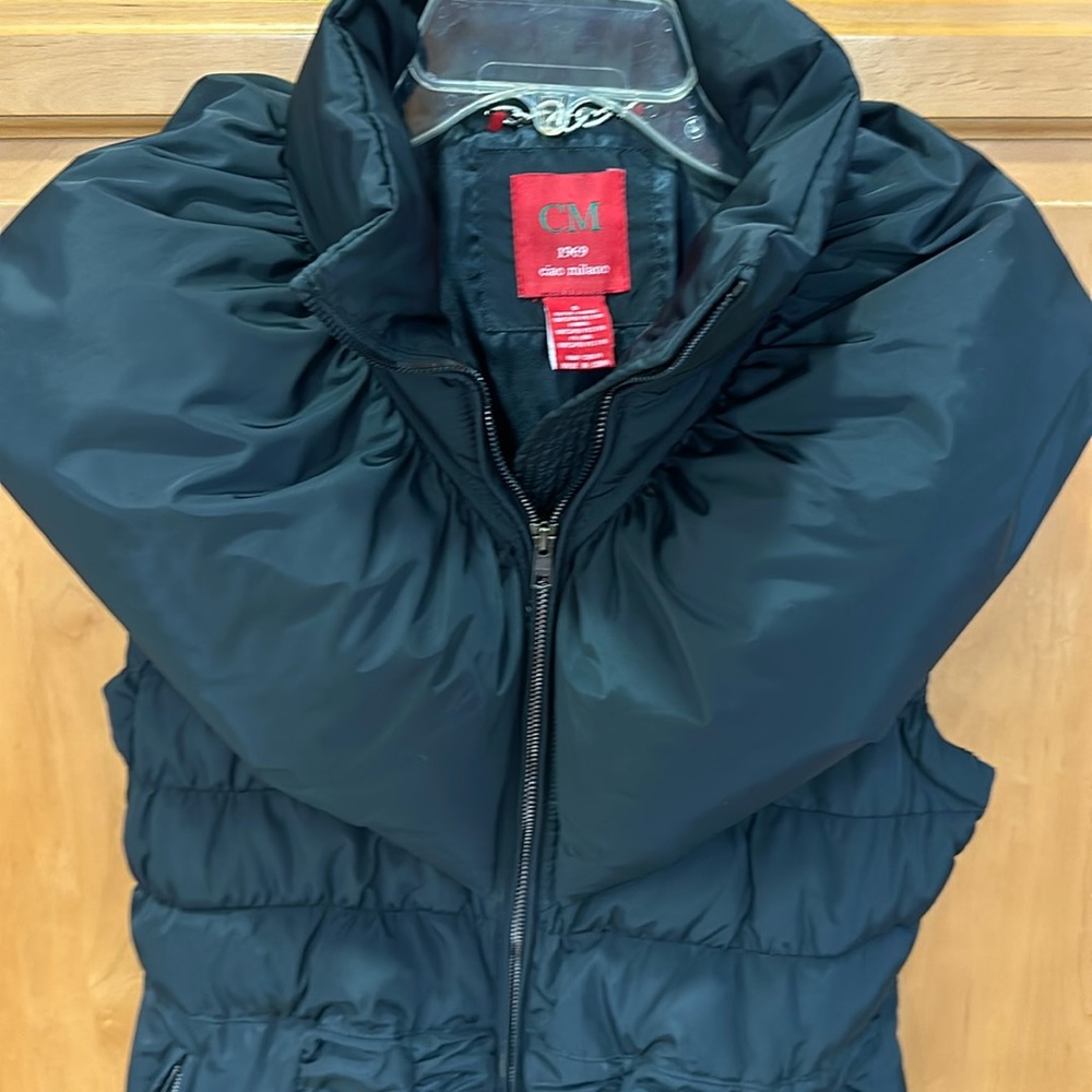Ciao Milano black puffer vest